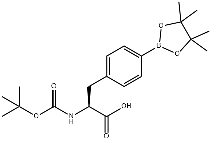 Boc-4-피니칼보란-L-페닐알라닌 구조식 이미지