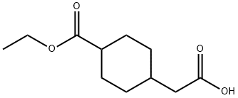 4-CarboxyMethyl-cyclohexanecarboxylic acid ethyl ester Structure