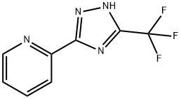 3-(트리플루오로메틸)-5-(2-피리딜)-1,2,4-트리아졸 구조식 이미지