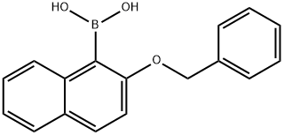 (2-(Benzyloxy)naphthalen-1-yl)boronic acid Structure