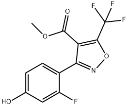 219939-04-5 3-(2-Fluoro-4-hydroxyphenyl)-5-(trifluoroMethyl)-4-Isoxazolecarboxylic Acid Methyl Ester