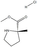 2-Methyl-L-proline Methyl ester hydrochloride Structure