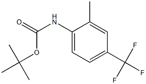 tert-butyl 2-methyl-4-(trifluoromethyl)phenylcarbamate 구조식 이미지
