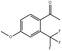 1-(4-메톡시-2-(트리플루오로메틸)페닐)에타논 구조식 이미지