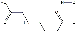 4-[(Carboxymethyl)amino]butanoic acid hydrochloride Structure