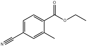 에틸4-시아노-2-메틸벤조에이트 구조식 이미지
