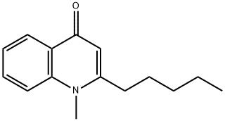 1-Methyl-2-pentyl-4(1H)-quiline 구조식 이미지