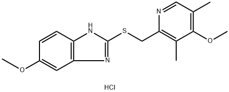 OMeprazole Sulfide Hydrochloride Structure