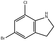 5-BroMo-7-chloroindoline Structure