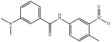 3-(diMethylaMino)-N-(4-Methyl-3-nitrophenyl)benzaMide Structure