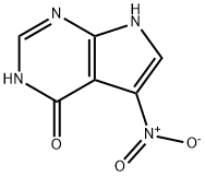 5-nitro-7h-pyrrolo[2,3-d]pyriMidin-4-ol Structure