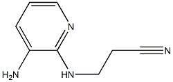 3-((3-AMinopyridin-2-yl)aMino)propanenitrile 구조식 이미지