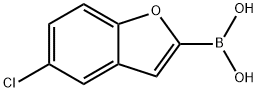Boronic acid, B-(5-chloro-2-benzofuranyl)- Structure