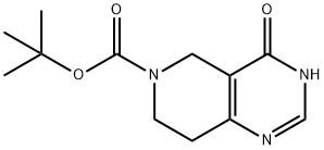 t-Butyl 4-hydroxy-7,8-dihydropyrido[4,3-d]pyriMidine-6(5H)-carboxylate Structure