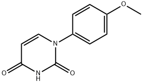 1-(4-Methoxyphenyl)pyriMidine-2,4(1H,3H)-dione 구조식 이미지