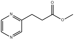 2-Pyrazinepropanoic acid, Methyl ester Structure