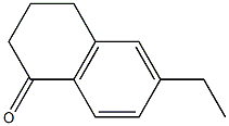 1(2H)-NAPHTHALENONE, 6-ETHYL-3,4-DIHYDRO- Structure