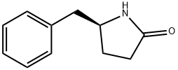 (5S)-5-(페닐메틸)-2-피롤리디논 구조식 이미지