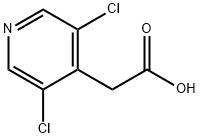 3,5-Dichloropyridine-4-acetic acid Structure