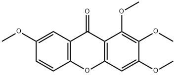 1,2,3,7-tetraMethoxyxanthone Structure