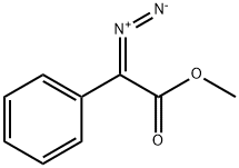 a-Diazo-benzeneacetic acid Methyl ester 구조식 이미지