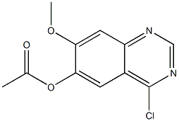 4-chloro-7-Methoxyquinazolin-6-yl acetate Structure