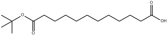 Dodecanedioic acid, 
Mono(1,1-diMethylethyl) ester 구조식 이미지