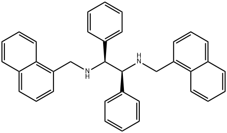 1S,2S-N,N'-bis(1-naphthalenylMethyl)-1,2-diphenyl-1,2-EthanediaMine Structure