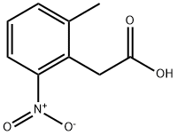 2-(2-Methyl-6-nitrophenyl)acetic acid Structure