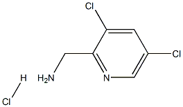 (3,5-디클로로피리딘-2-일)메탄아민염산염 구조식 이미지