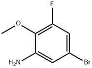 5-브로모-3-플루오로-2-메톡시아닐린 구조식 이미지
