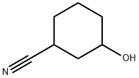 3-Hydroxycyclohexanecarbonitrile Structure