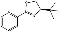 2-[(4R)-4-(1,1-diMethylethyl)-4,5-dihydro-2-oxazolyl]-Pyridine Structure