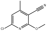 6-Chloro-2-Methoxy-4-Methylnicotinonitrile Structure