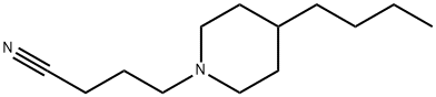 4-(4-n-부틸피페리딘-1-일)부탄니트릴 구조식 이미지