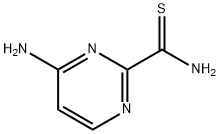4-아미노피리미딘-2-카보티오아마이드 구조식 이미지