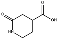 4-Piperidinecarboxylic acid, 2-oxo- 구조식 이미지