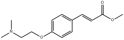 Метиловый эфир (2E)-3-[4-[2-(диметиламино)этокси]фенил]-2-пропеновой кислоты структурированное изображение