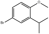 4-broMo-2-isopropyl-1-Methoxybenzene Structure