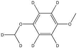 1,4-DiMethoxybenzene-D6 구조식 이미지