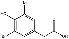 3,5-DibroMo-4-hydroxyphenylacetic acid Structure