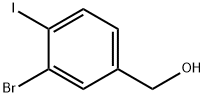 (3-BroMo-4-iodo-phenyl)-Methanol Structure