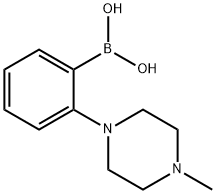 2-(4-Methylpiperazin-1-yl)phenylboronic acid Structure