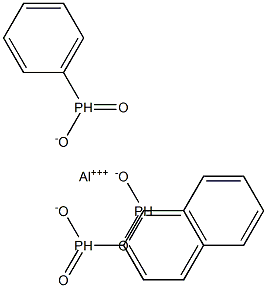 Aluminum phenylphosphinate Structure