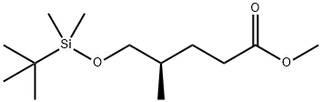 (R)-Methyl 5-(tert-butyldiMethylsilyloxy)-4-
Methylpentanoate 구조식 이미지