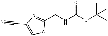 tert-butyl ((4-cyanothiazol-2-yl)Methyl)carbaMate Structure