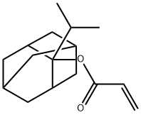 2-프로펜산2-(1-메틸에틸)트리시클로[3.3.1.13,7]덱-2-일에스테르 구조식 이미지