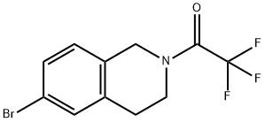 1-(6-broMo-3,4-dihydro-2(1H)-isoquinolinyl)-2,2,2-trifluoro-Ethanone 구조식 이미지