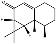 (1aR)-1,1aβ,4,5,6,7,7a,7bβ-Octahydro-1,1,7β,7aβ-tetramethyl-2H-cyclopropa[a]naphthalen-2-one Structure
