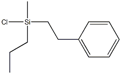 M,p-에틸페네틸디메틸클로로실란,tech-95 구조식 이미지